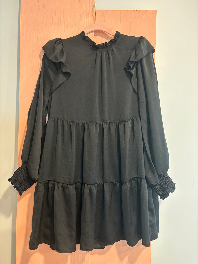 Black Tiered Dress- M