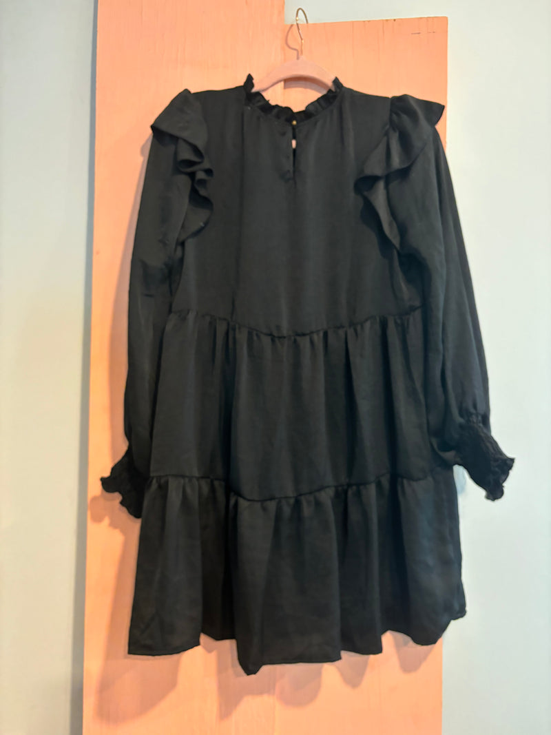 Black Tiered Dress- M