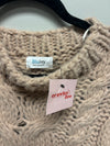 Chunky Cable Knit Sweater- S/M